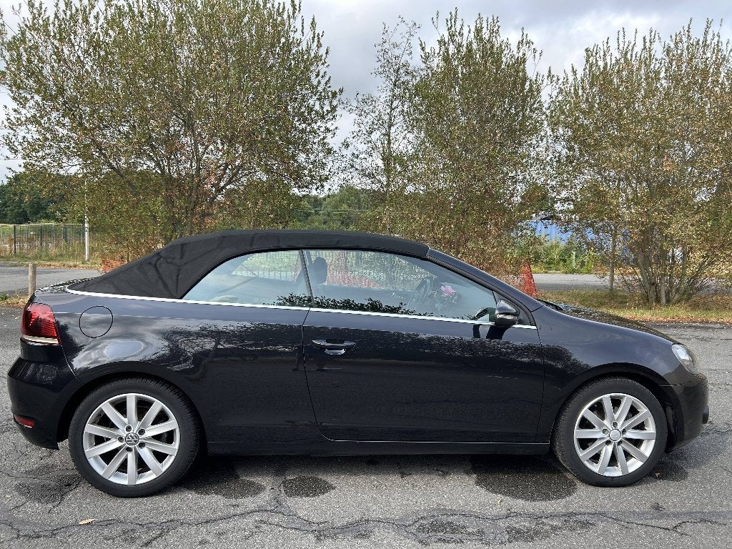 Volkswagen Golf Cabrio Highline 2011 Zwart Youngtimer DOH, Auto's, Voorwielaandrijving, Euro 5, 1321 kg, Zwart