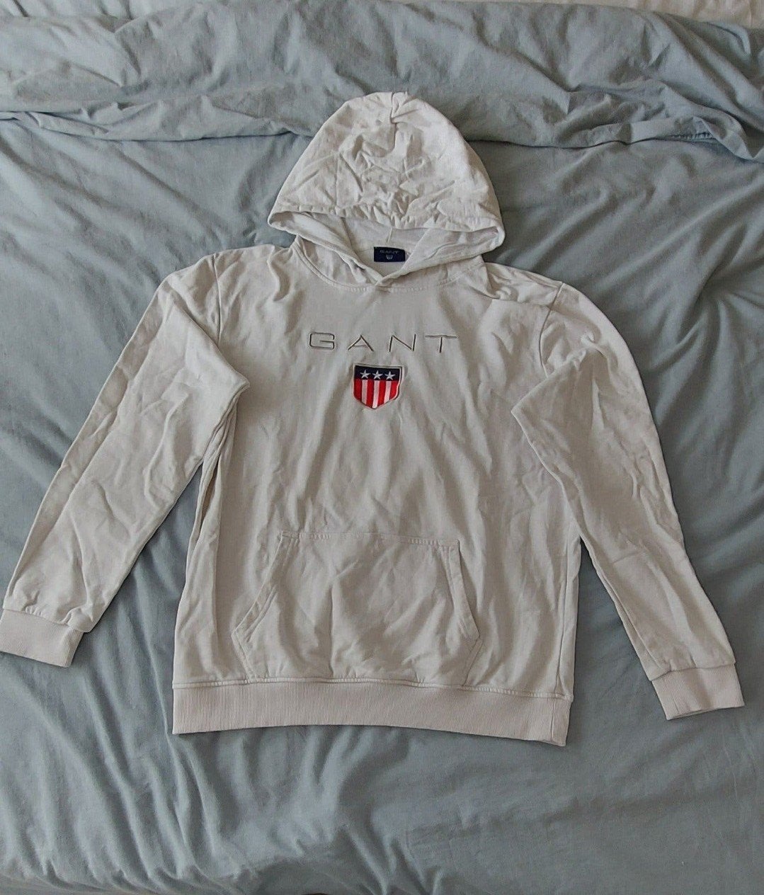 GANT Hoody xl, Ophalen, Gedragen, Wit