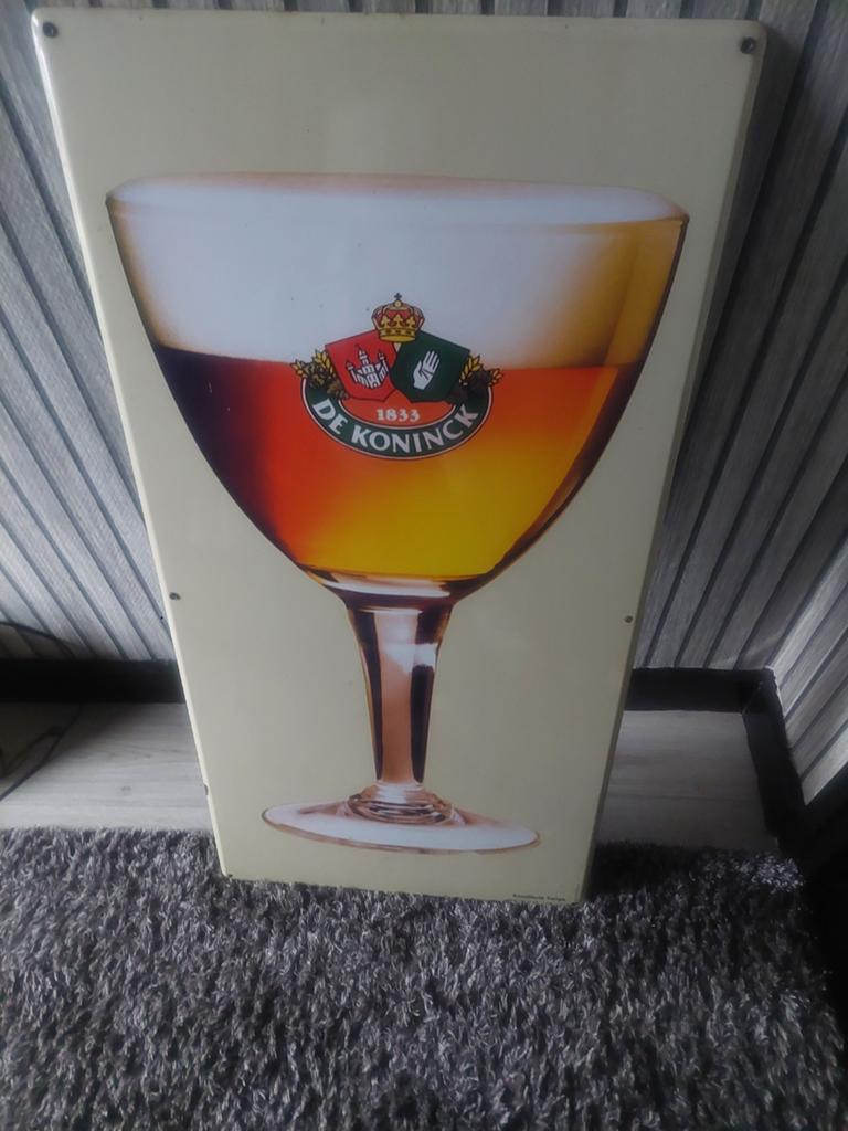 Vintage  reclamebord, Verzamelen, Merken en Reclamevoorwerpen, Ophalen of Verzenden, Gebruikt, Reclamebord