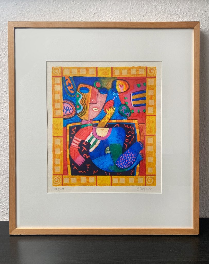 Clemens Briels. zeefdruk, Abstract, Zeefdruk, Gelimiteerde oplage, Ophalen of Verzenden