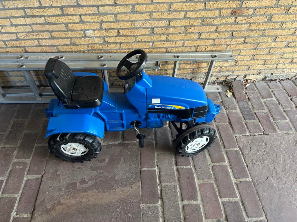 New Holland Trapauto Tractor - Blauw, Ophalen, Gebruikt, Trapvoertuig