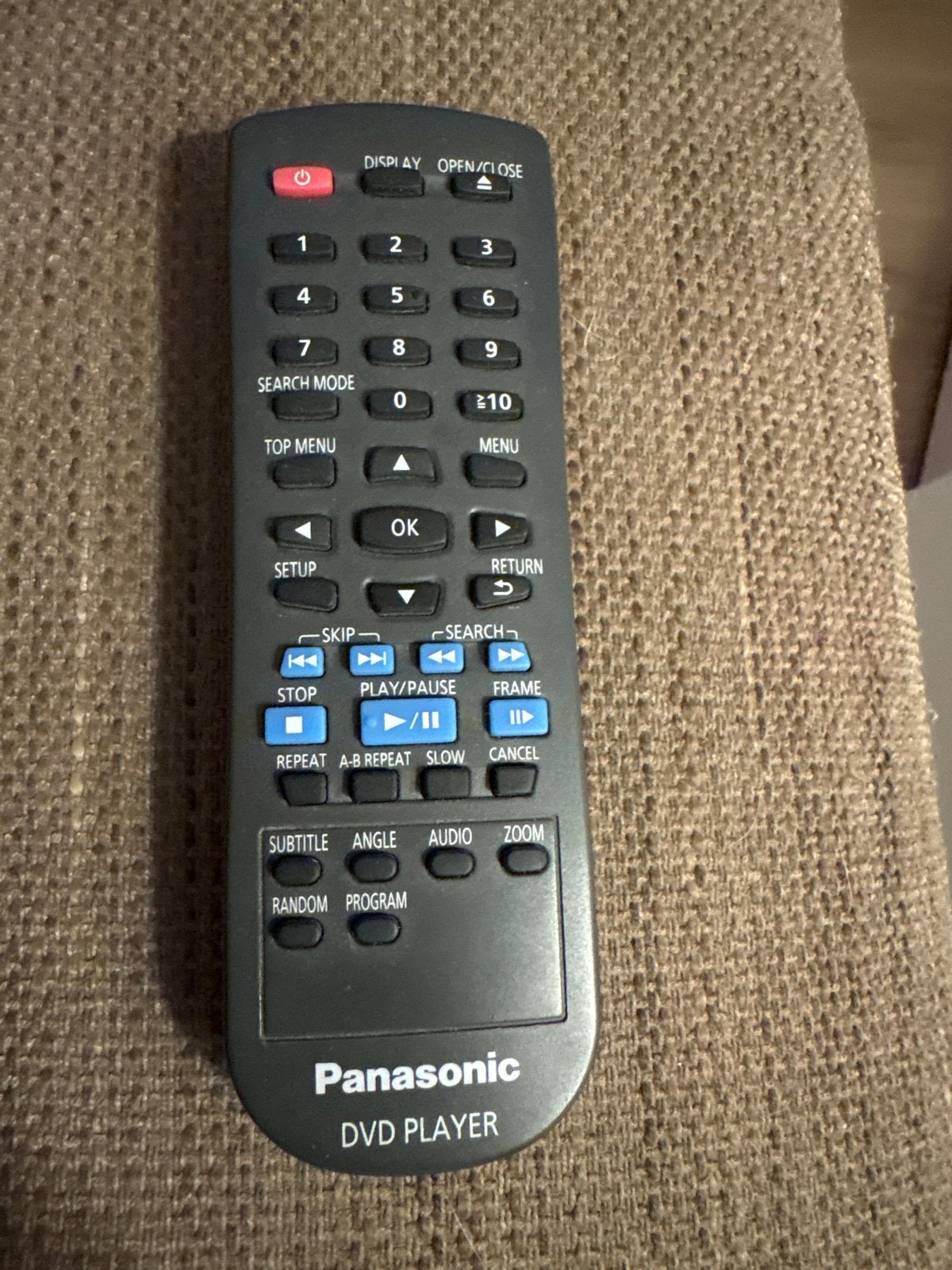 Panasonic DVD Speler Afstandsbediening N2QAJA000002, Ophalen of Verzenden, Gebruikt, Origineel, Dvd