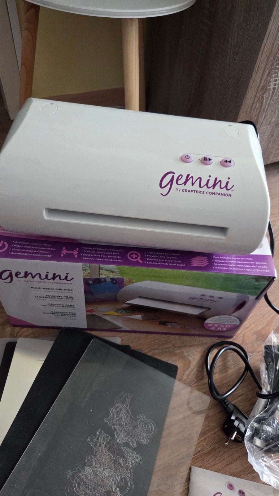 Gemini Embossing apparaat, Hobby en Vrije tijd, Kaarten | Zelf maken, Ophalen, Gebruikt, Overige thema's, Overige typen
