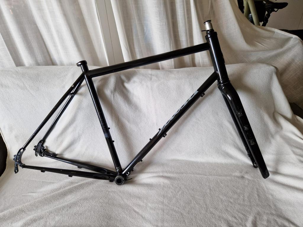 Salsa vaya frameset/rolling chassis, Fietsen en Brommers, Fietsonderdelen, Gebruikt, Frame, Staal, Gravelbike, Ophalen