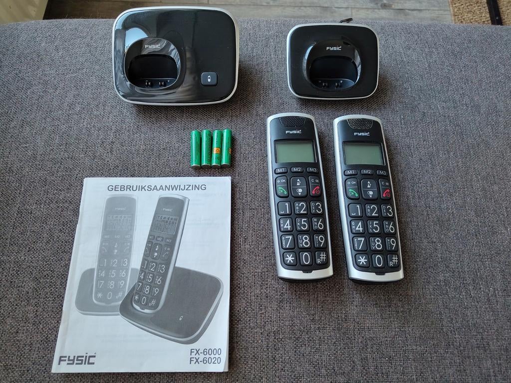 Fysic FX-6020 draadloze telefoons met grote cijfers, Ophalen