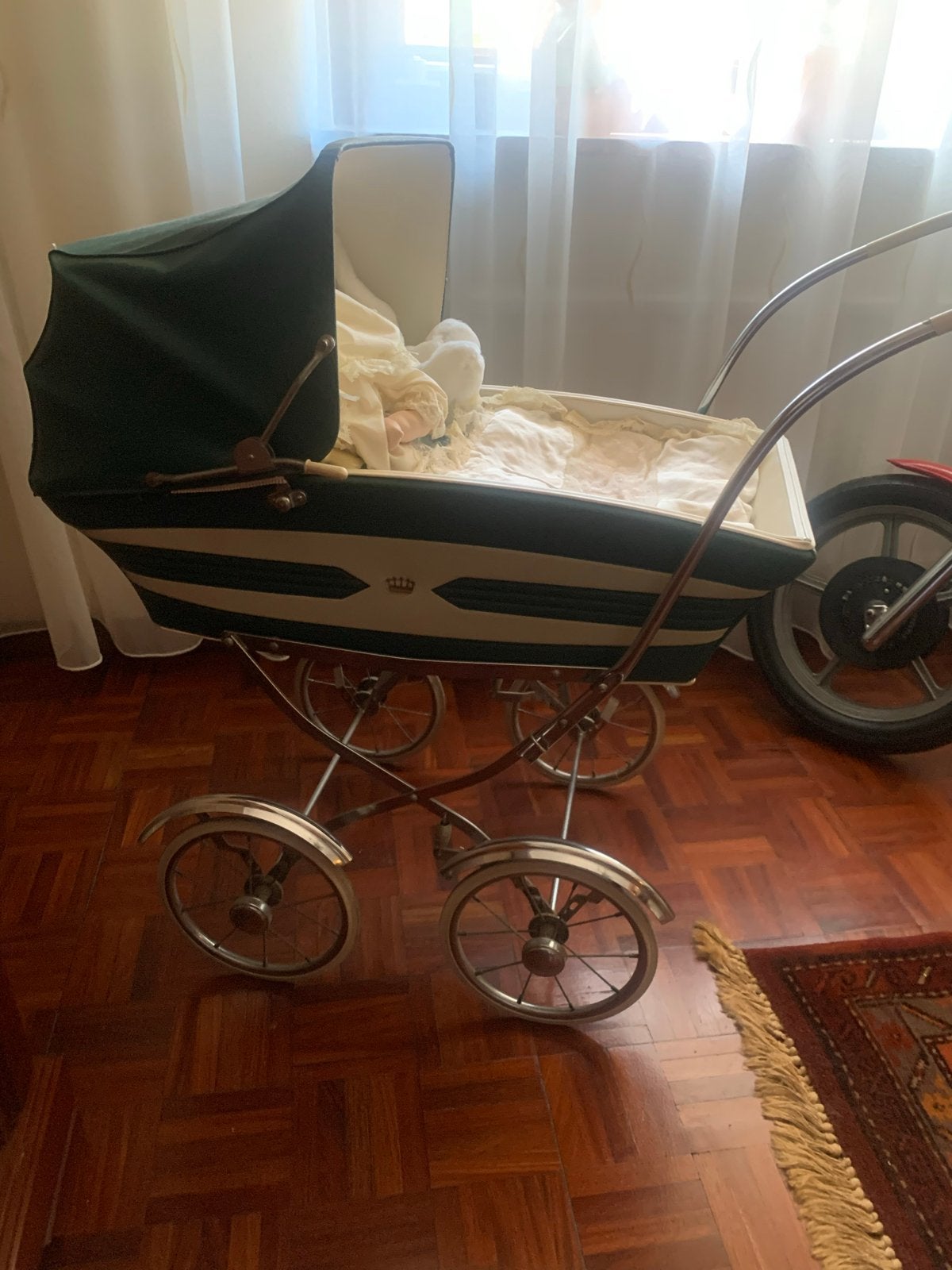 Antieke poppenwagen - Zeer mooie staat, Ophalen