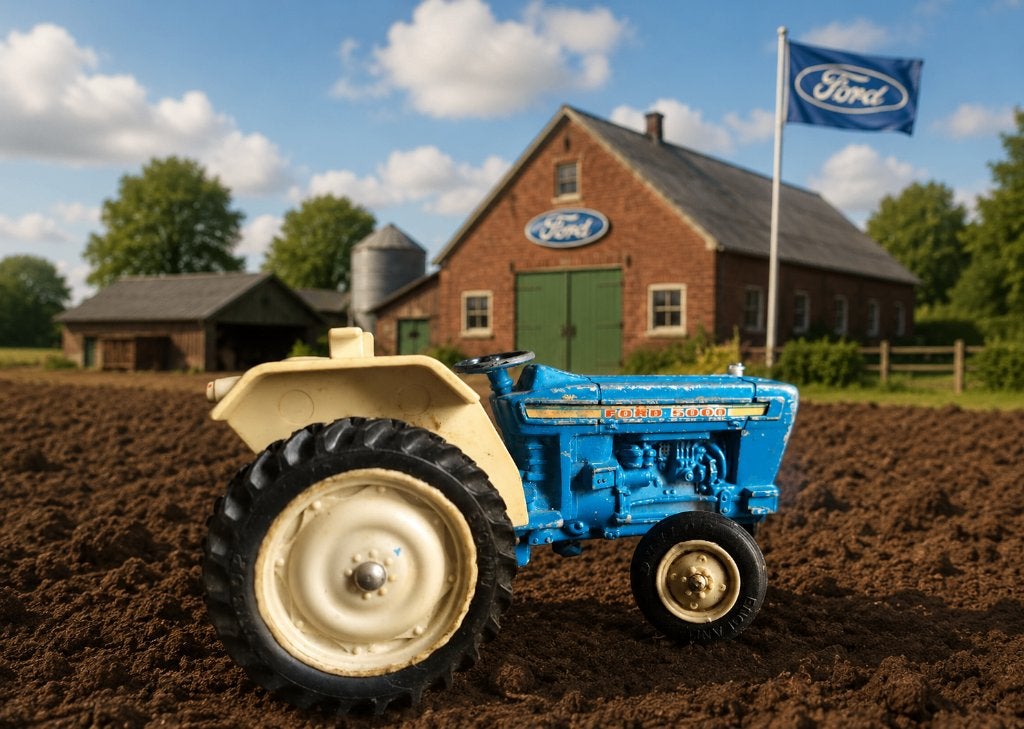 Model Ford 5000 miniatuur tractor Britains, Overige merken, Gebruikt, 1:32 tot 1:50, Overige typen