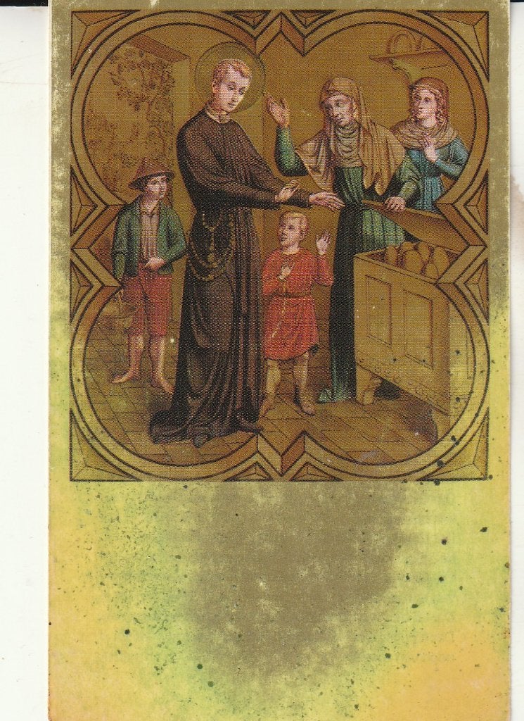 Heilige Gerardus Majella Gebedskaart met Litaniegebed, Ophalen of Verzenden, Gebruikt, Kaart of Prent, Christendom | Katholiek