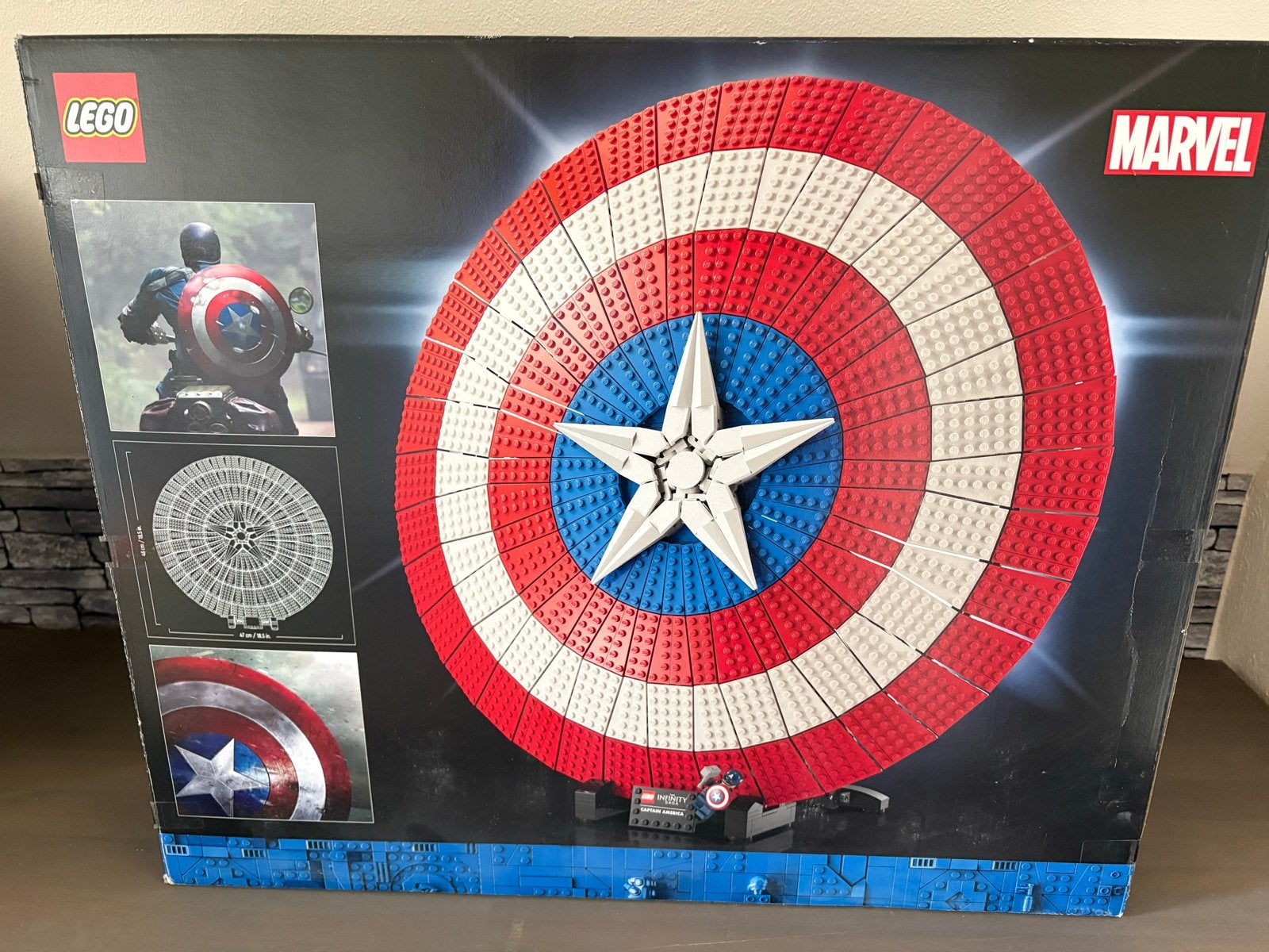 LEGO Marvel Captain America's Schild (76262), Ophalen of Verzenden, Nieuw, Overige merken