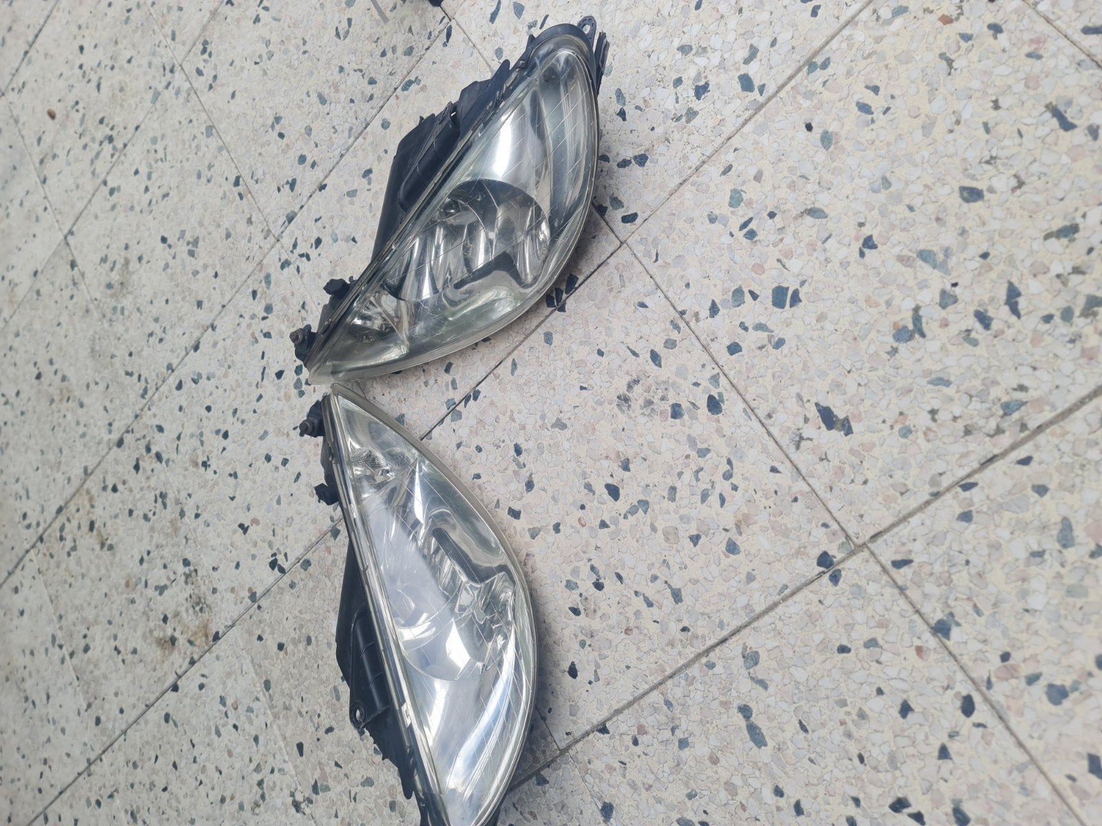Koplampen Peugeot 206 (set van 2), Auto-onderdelen, Ophalen of Verzenden, Gebruikt, Peugeot