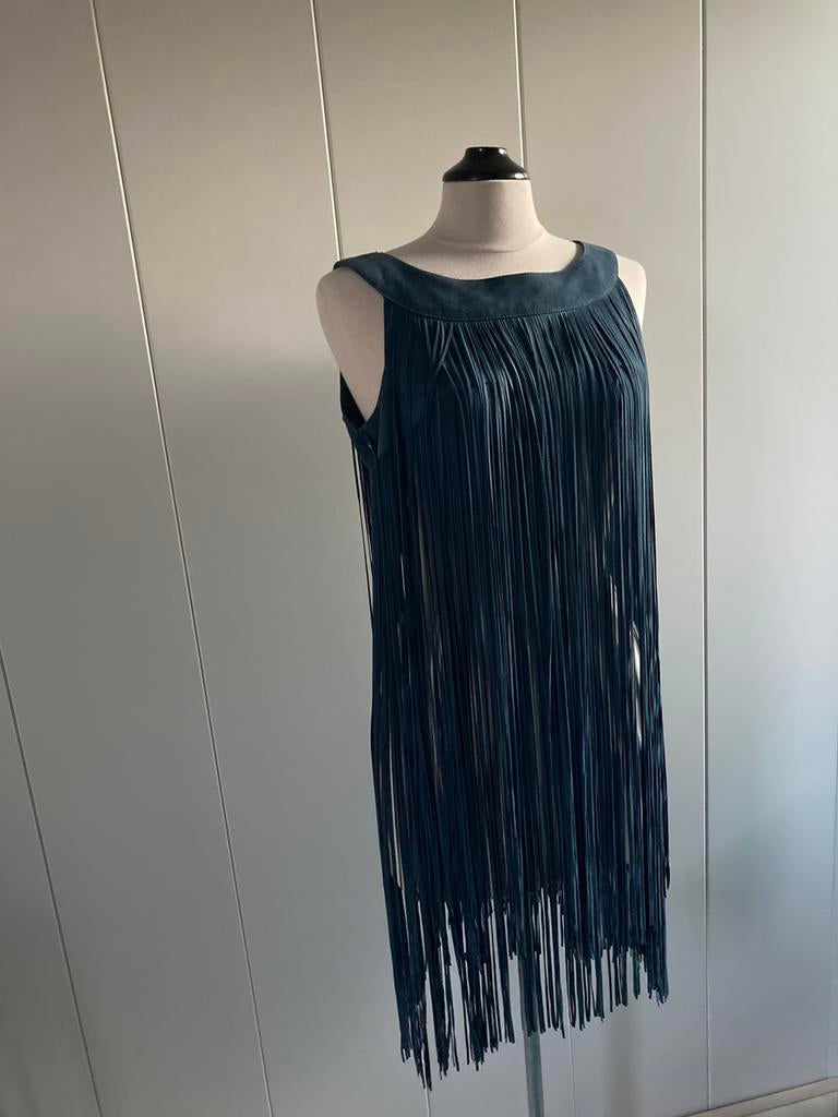 Sheila de Vries ( ontwerpster)Amsterdam, Kleding | Dames, Gelegenheidskleding, Maat 38/40 (M), Overige typen, Blauw, Ophalen of Verzenden
