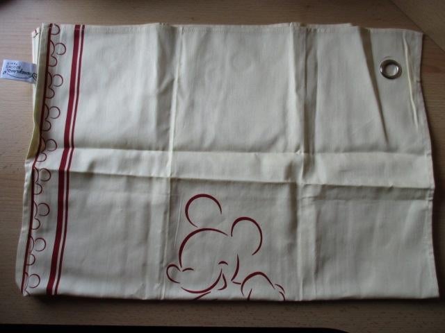 Disney Mickey Mouse theedoek  69x51cm  Disneyland  beige/roo, Ophalen of Verzenden, Overige figuren, Zo goed als nieuw, Beeldje of Figuurtje