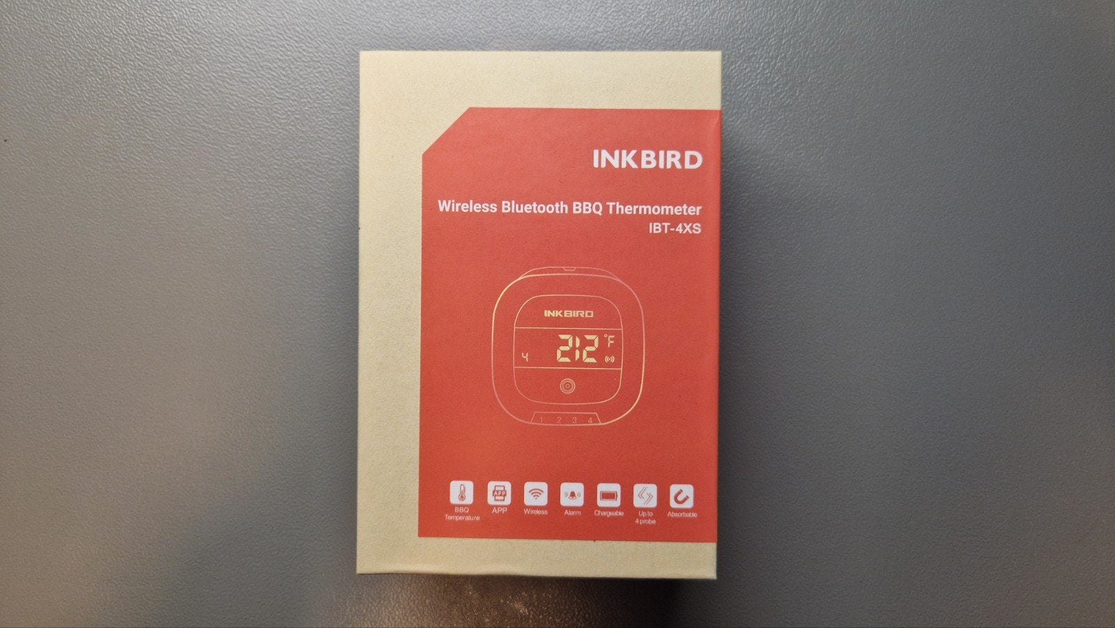Inkbird IBT-4XS Draadloze Bluetooth BBQ Thermometer, Tuin en Terras, Barbecue-accessoires, Ophalen of Verzenden, Zo goed als nieuw