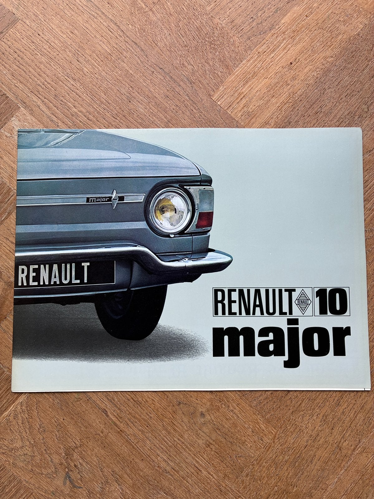 Renault 10 Major brochure, Verzenden, Zo goed als nieuw, Renault