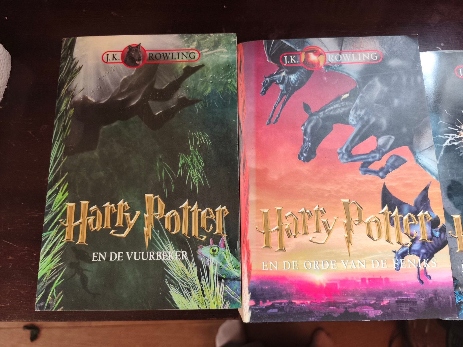 Harry Potter boeken: Deel 4,5,6 en 7, Verzamelen, Ophalen, Gebruikt, Boek of Poster