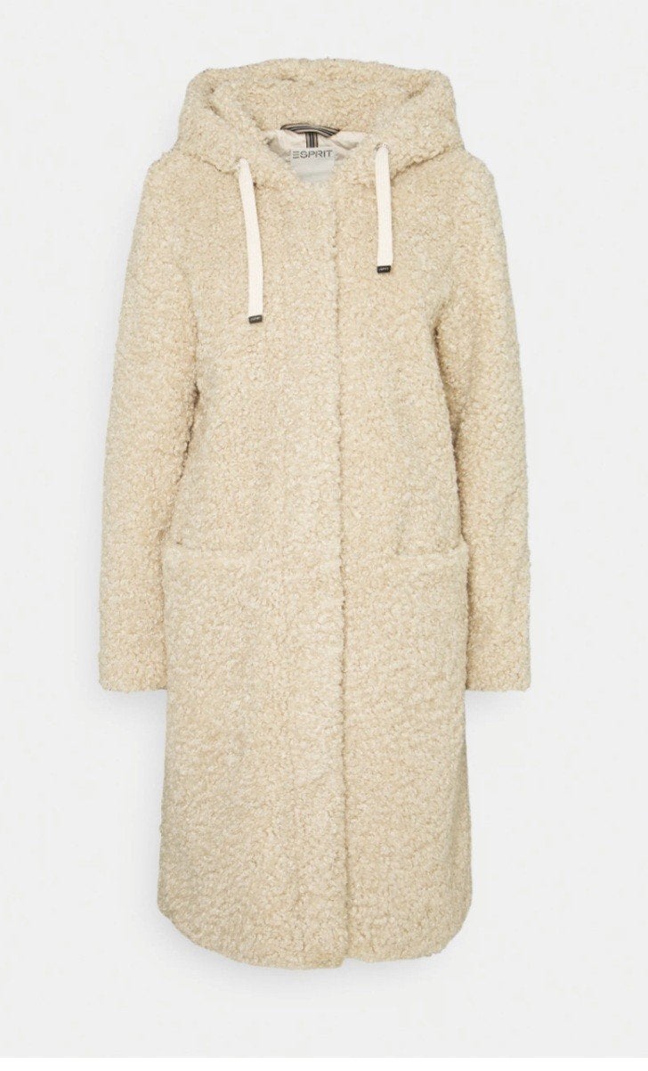Esprit teddyjas maat S, Kleding | Dames, Beige, Ophalen of Verzenden, Zo goed als nieuw, Maat 36 (S)