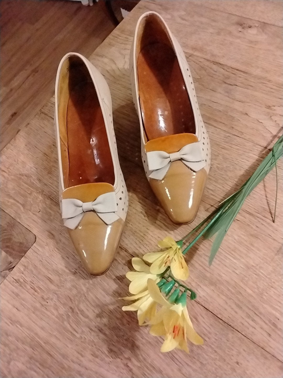 Vintage pump mt 3,5, Kleding | Dames, Schoenen, Ophalen, Zo goed als nieuw