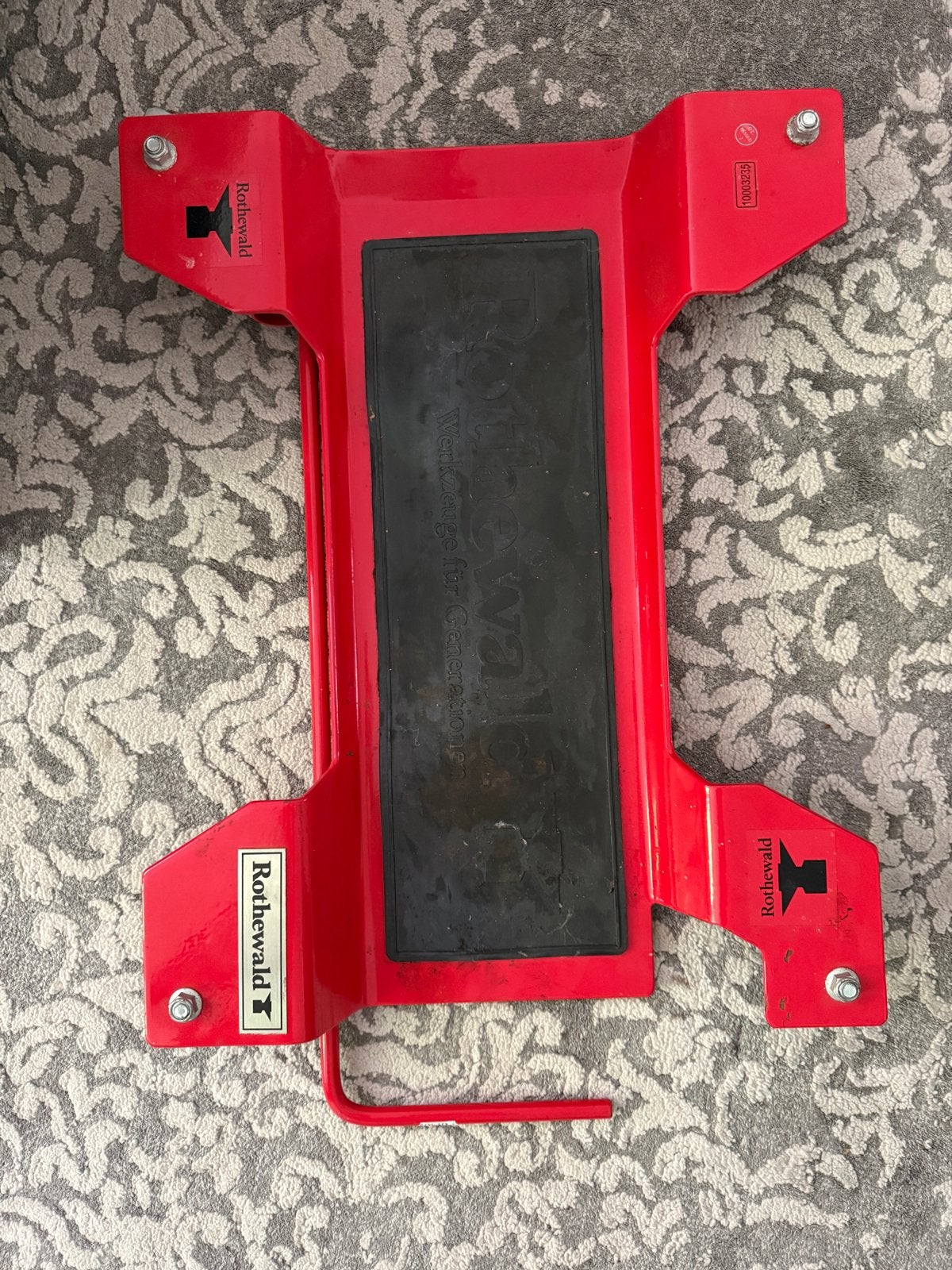 Rothewald Motorfiets Verrijdbare Werkplaatsstandaard, Ophalen of Verzenden, Gebruikt