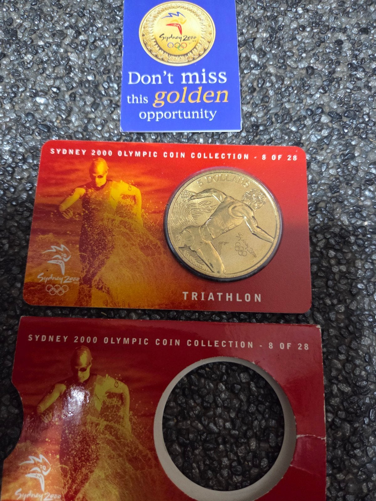Sydney 2000 Olympische Spelen Triatlon Munt, Postzegels en Munten, Ophalen of Verzenden, Losse munt