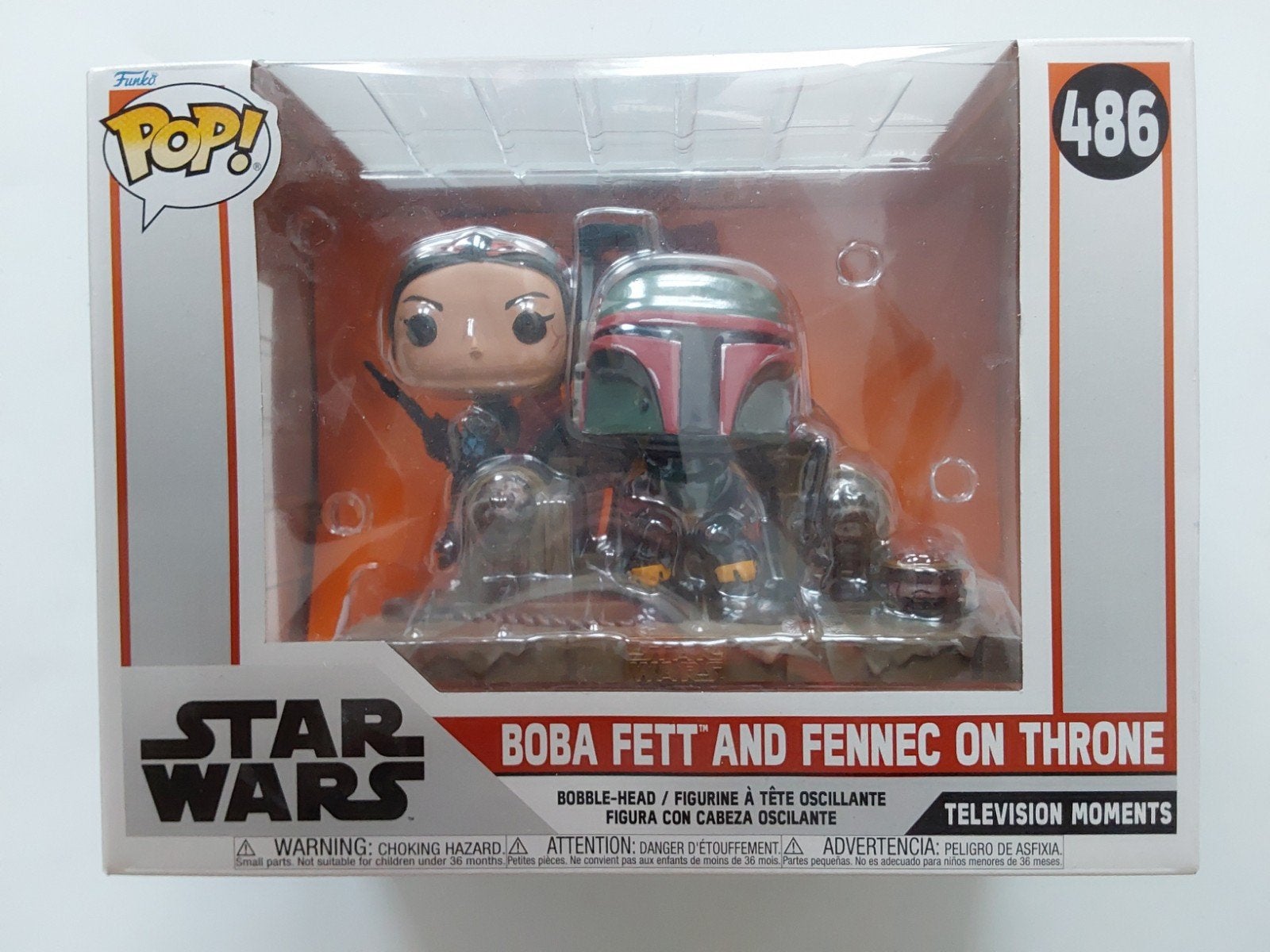 Funko POP! Star Wars nr 486 Boba Fett and Fennec on Throne🆕, Ophalen of Verzenden, Nieuw, Actiefiguurtje