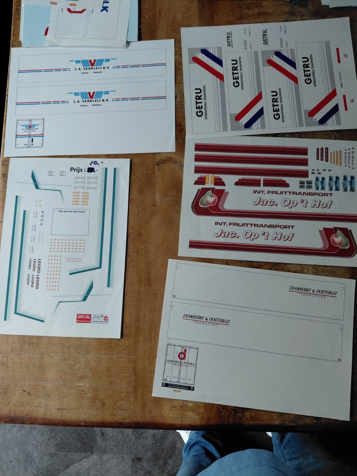tekno/wsi waterslide decals, Ophalen of Verzenden