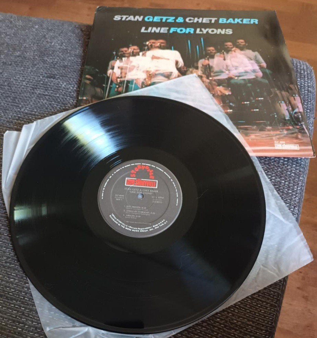 Stan Getz & Chet Baker - Line for Lyons/USA persing 1983 VG+, Cd's en Dvd's, Ophalen of Verzenden
