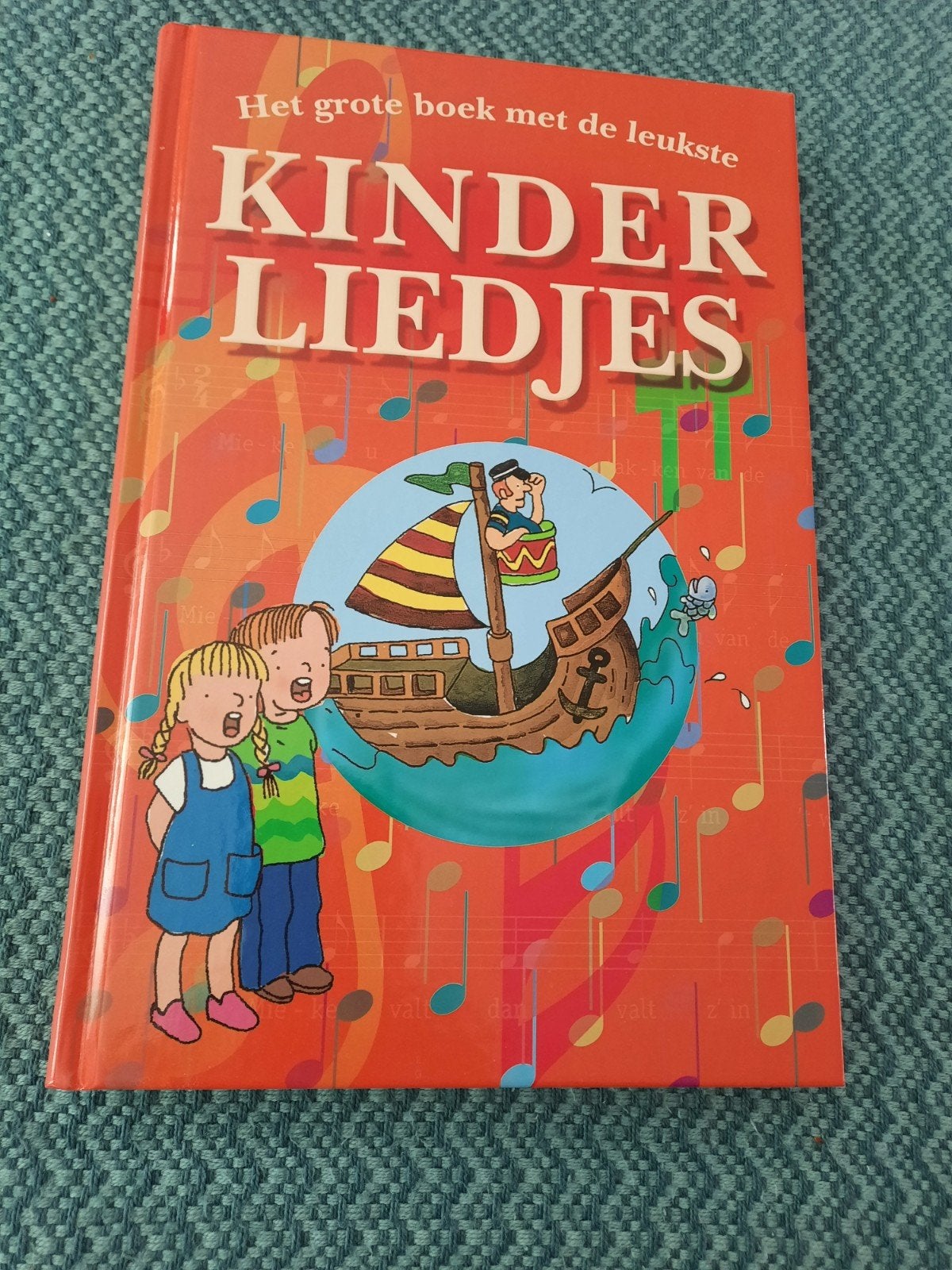 Het grote boek met de leukste kinderliedjes - Hardcover, Boeken, Ophalen of Verzenden, Nieuw, Onbekend, Non-fictie