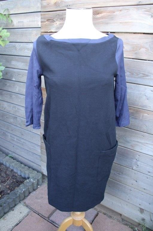 Jurk zwart/ blauw Max Mara mt S Vaste prijs, Kleding | Dames, Jurken, Zwart, Max Mara, Ophalen of Verzenden, Zo goed als nieuw