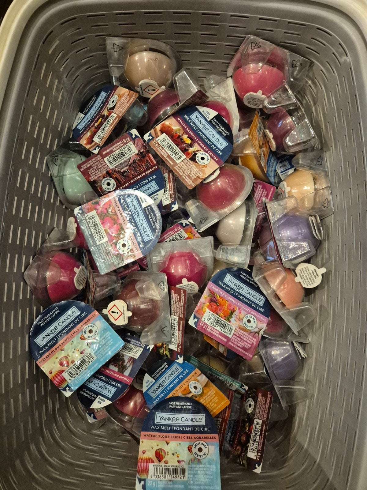 Grote partij Yankee Candle wax melts - diverse geuren, Huis en Inrichting, Ophalen of Verzenden, Nieuw, Meerkleurig, Overige materialen