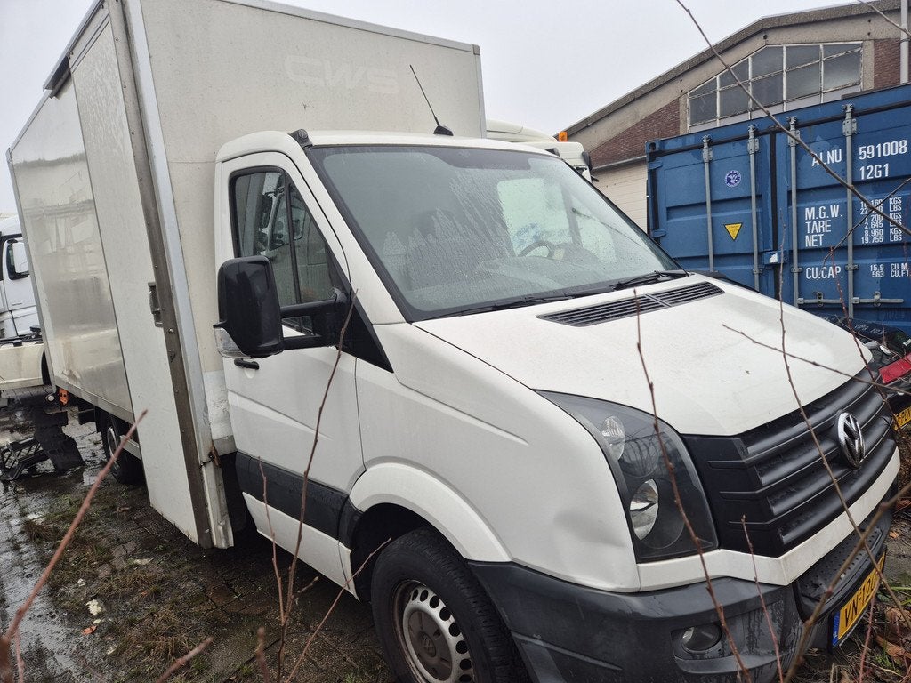 Volkswagen Crafter 35 2.0 TDI bakwagen laadklep N1 1250kg la, Auto's, 13 km/l, Euro 5, Zwart, 4 cilinders
