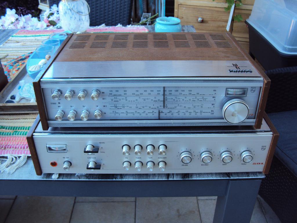 Philips 591. (topmodel). Philips 697 + Philips GA 202., Audio, Tv en Foto, Stereo-sets, Gebruikt, Tuner of Radio, Philips, Losse componenten
