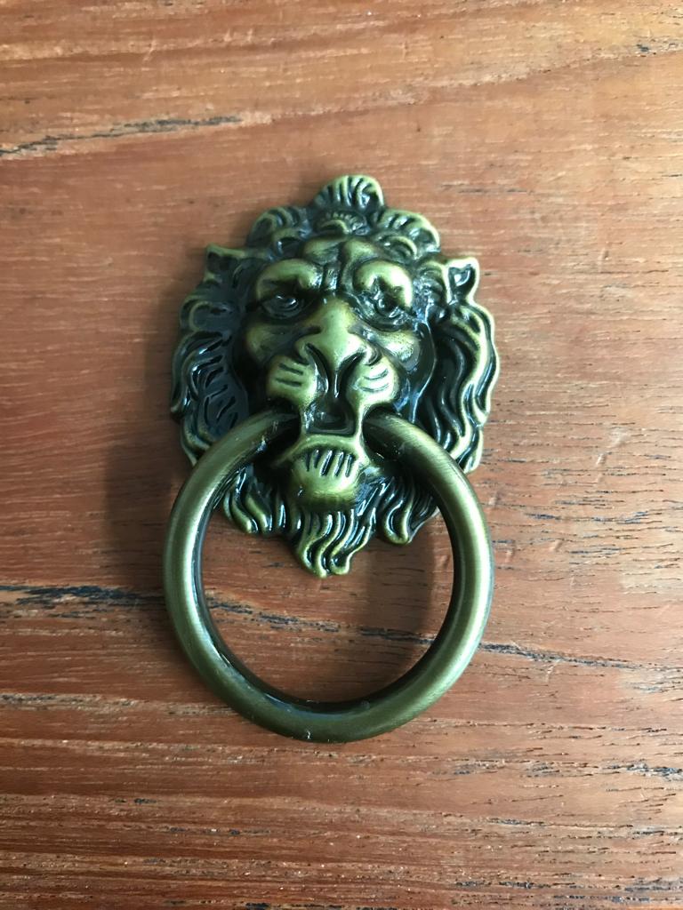 Ladeknop leeuw voor brocante of oosterse kast deurknop lion, Huis en Inrichting, Woonaccessoires | Overige, Nieuw, Ophalen of Verzenden