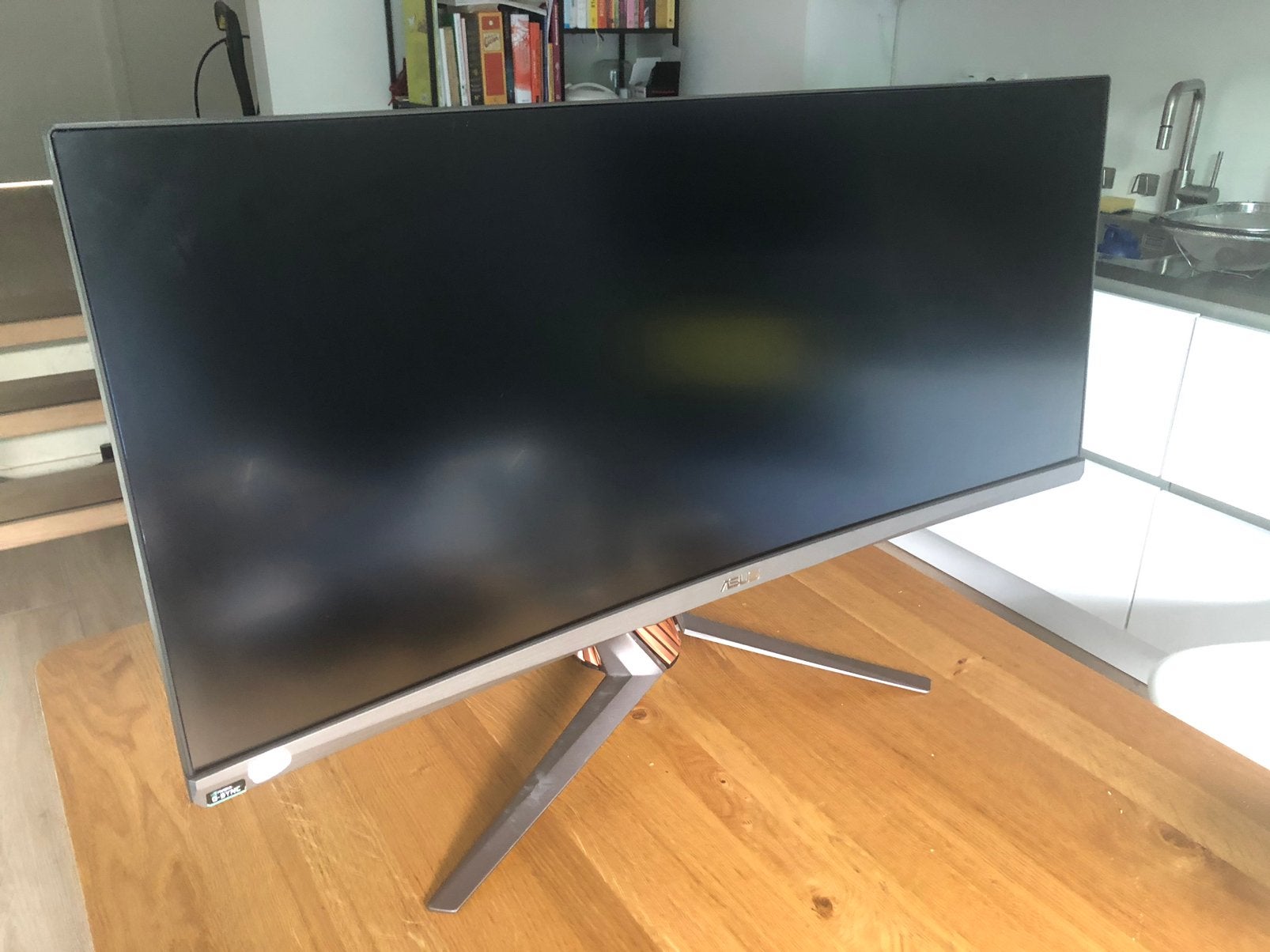ASUS ROG pg348q gaming monitor, IPS, Zo goed als nieuw, Onbekend, HDMI