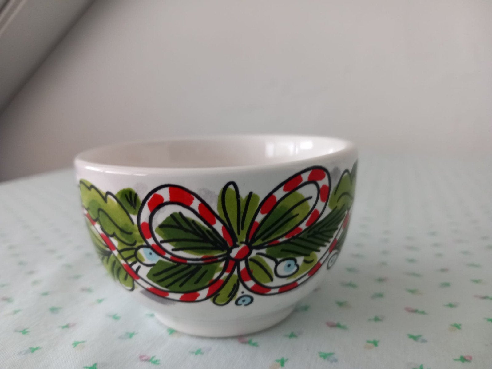 Kerstkommetje Blond Amsterdam, Ophalen, Handbeschilderd, Porselein of Keramiek, Schaal