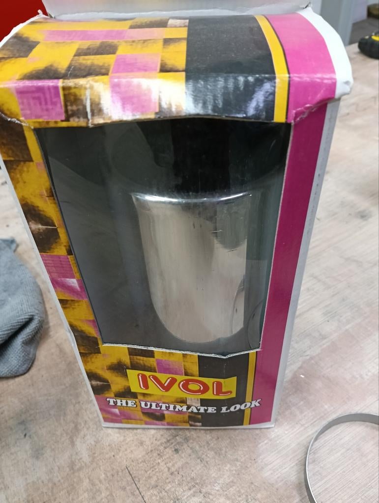 Eind sierstuk 10 cm chroom Chevrolet GMC Dodge, Ophalen of Verzenden, Nieuw, Overige automerken