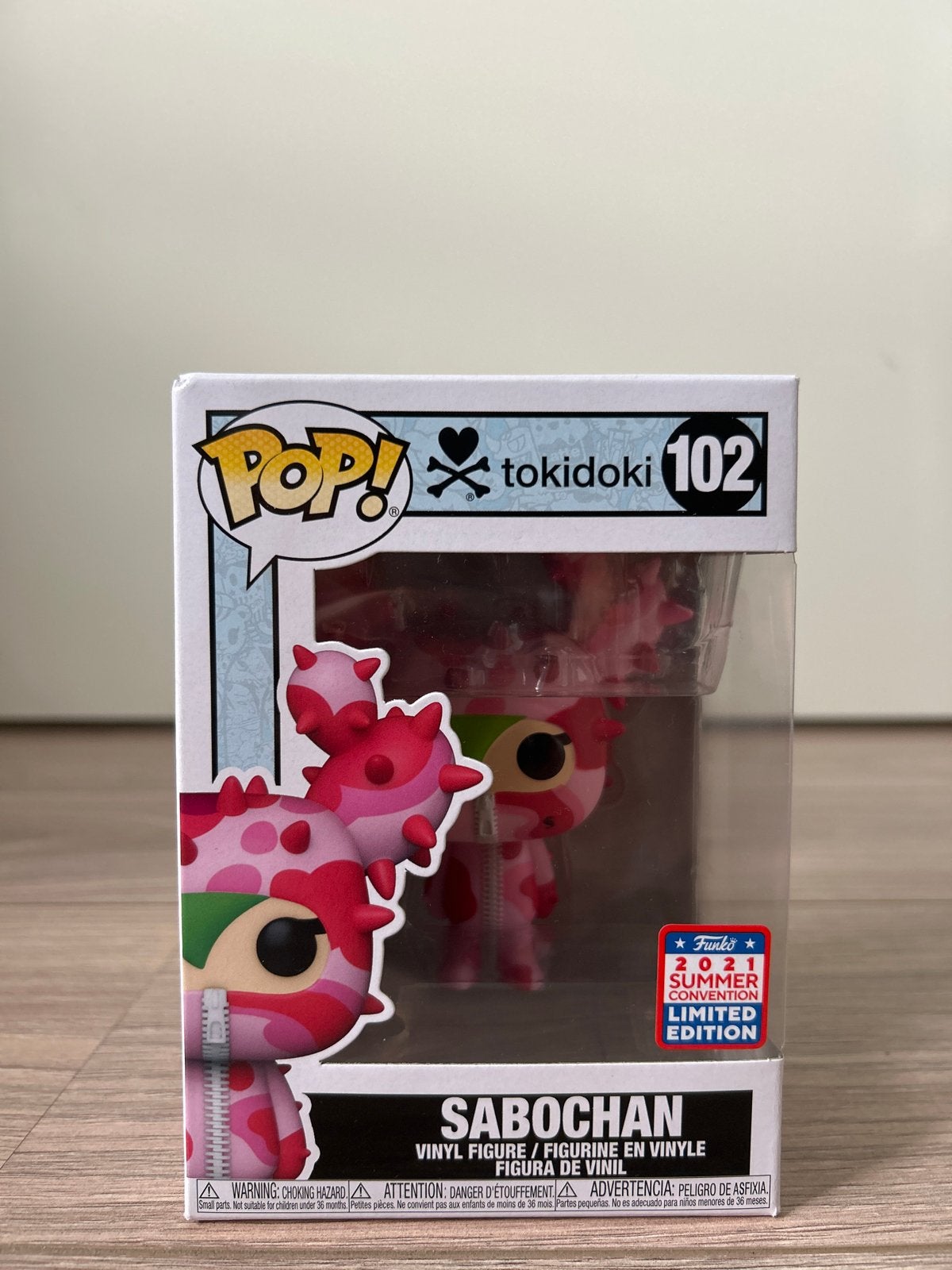 Funko Pop! Tokidoki Sabochan 102 Summer Convention Limited, Ophalen of Verzenden, Nieuw