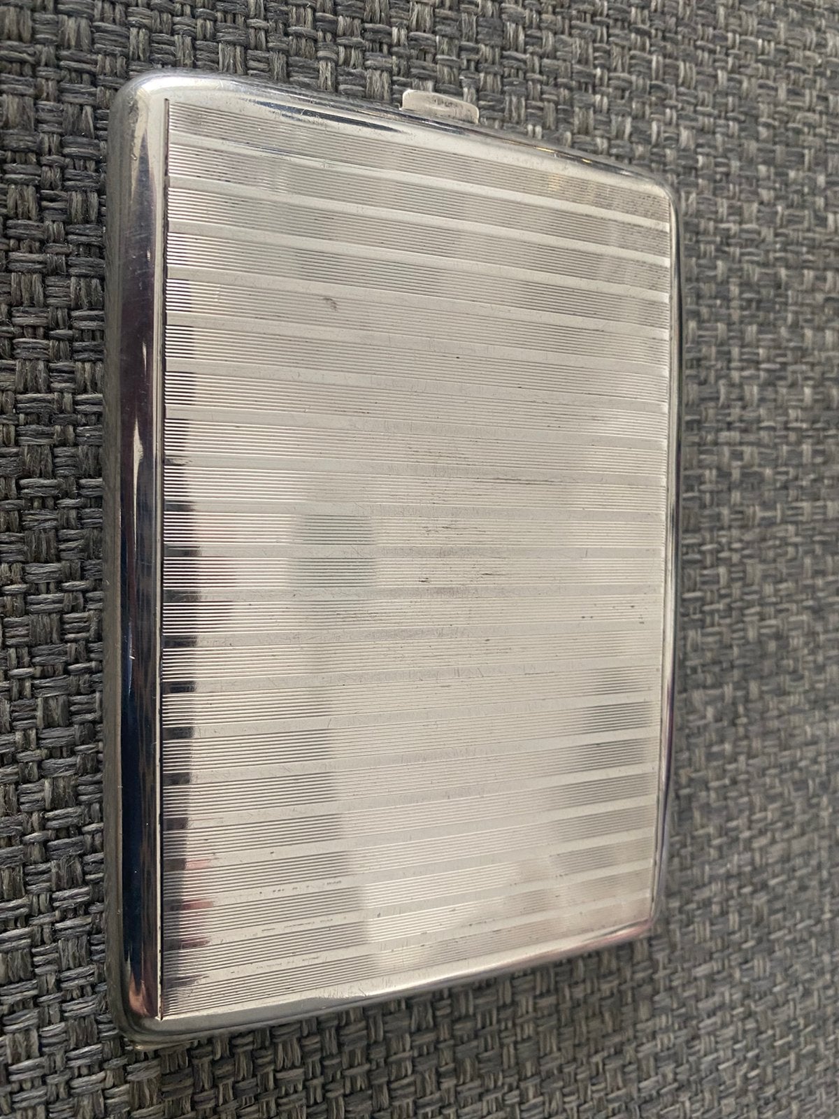 Zilveren (900/1000) sigarettendoos, Antiek en Kunst, Ophalen of Verzenden, Zilver