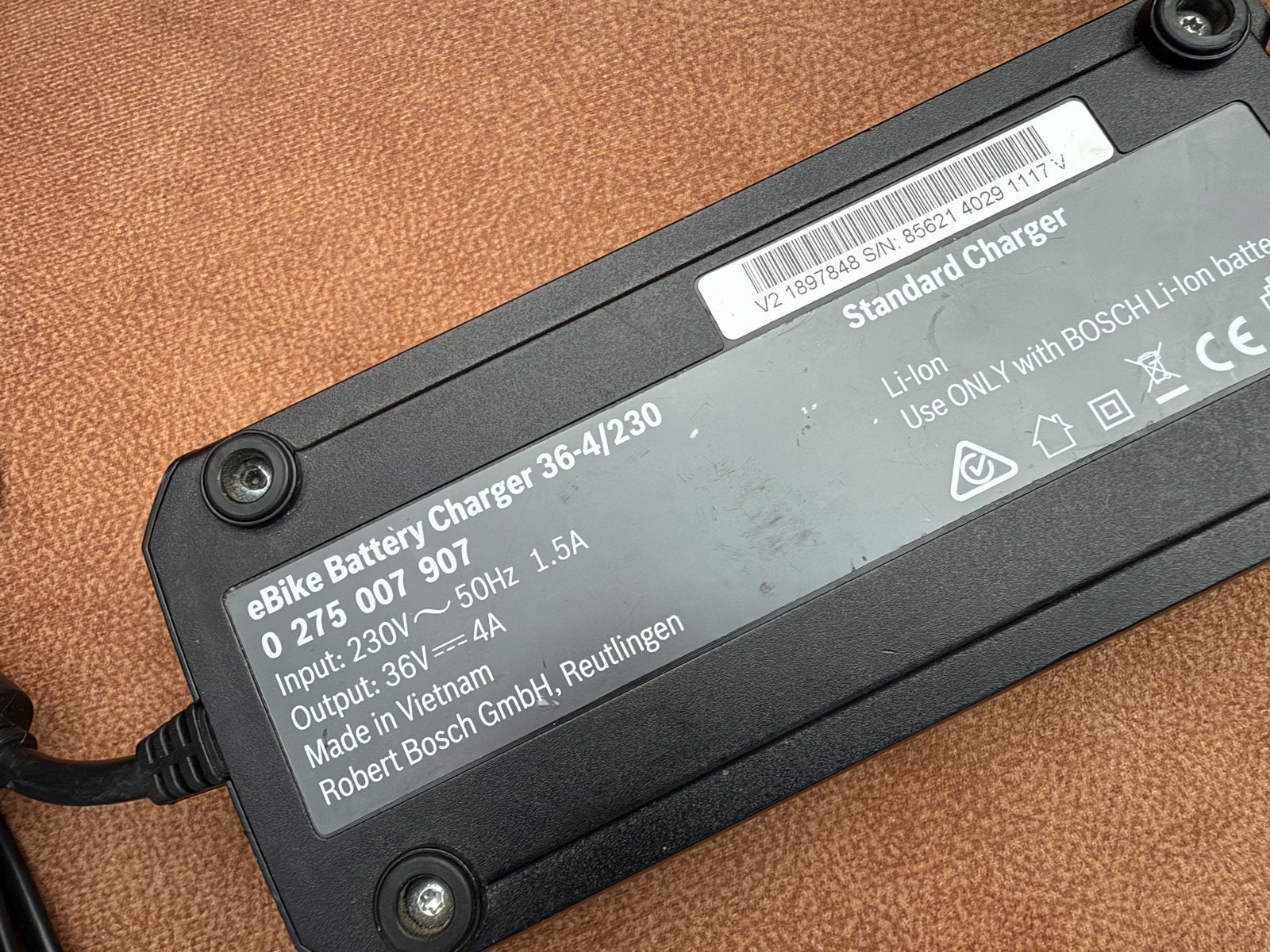 Bosch eBike Acculader 36-4/230 Standaard Lader, Ophalen of Verzenden, Zo goed als nieuw, Elektrische fiets, Bosch