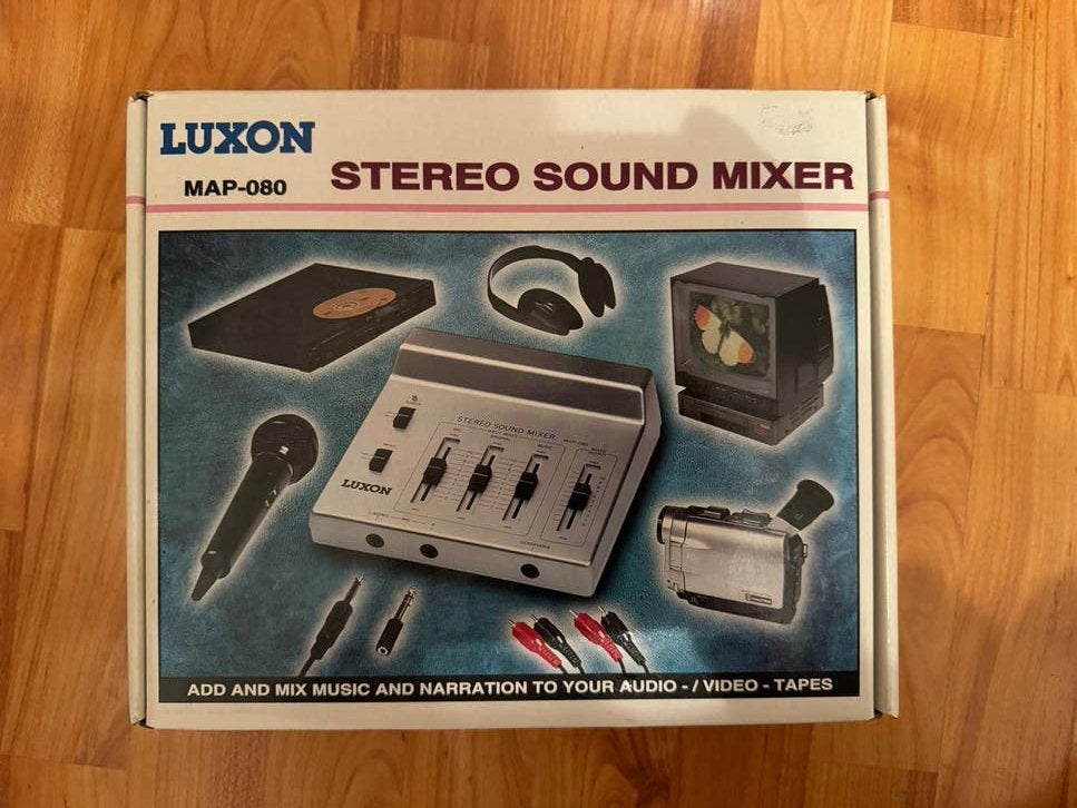 Luxon MAP-080 Stereo Sound Mixer met Microfoon - Nieuw in Do, Muziek en Instrumenten, Ophalen of Verzenden, Nieuw, Minder dan 5 kanalen