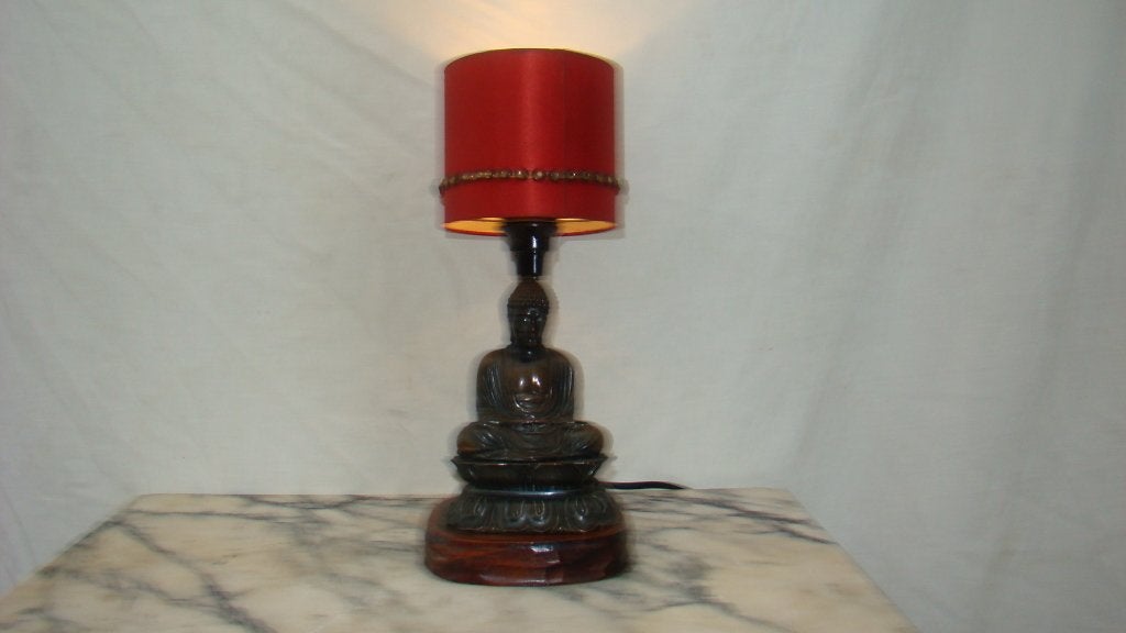 Boedhha Lamp, Ophalen of Verzenden, Handgemaakt, Beeld