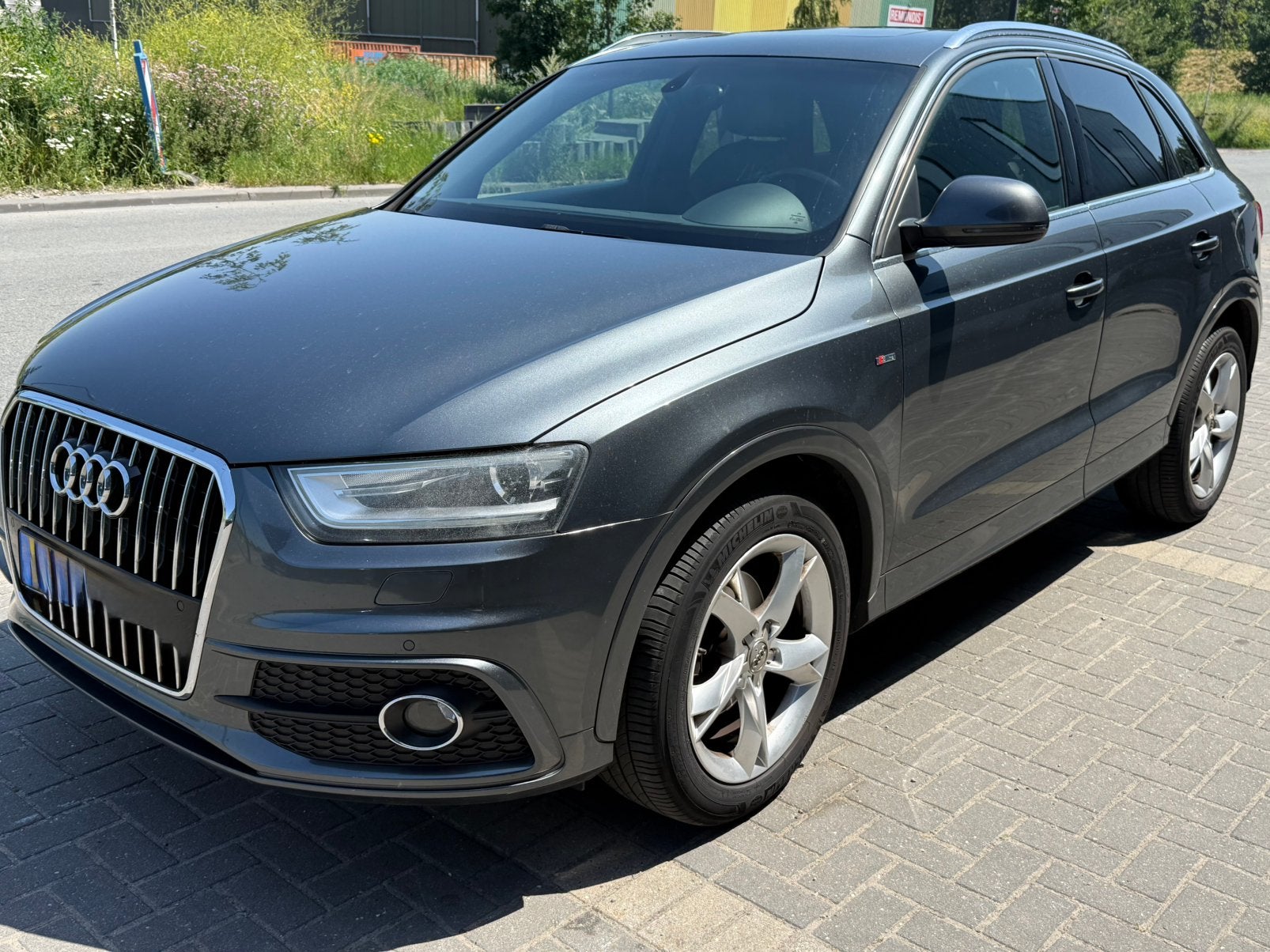 Audi Q3 2.0 TDI 177PK S -Line 2013 Grijs, Voorwielaandrijving, Zwart, 4 cilinders, 2000 kg