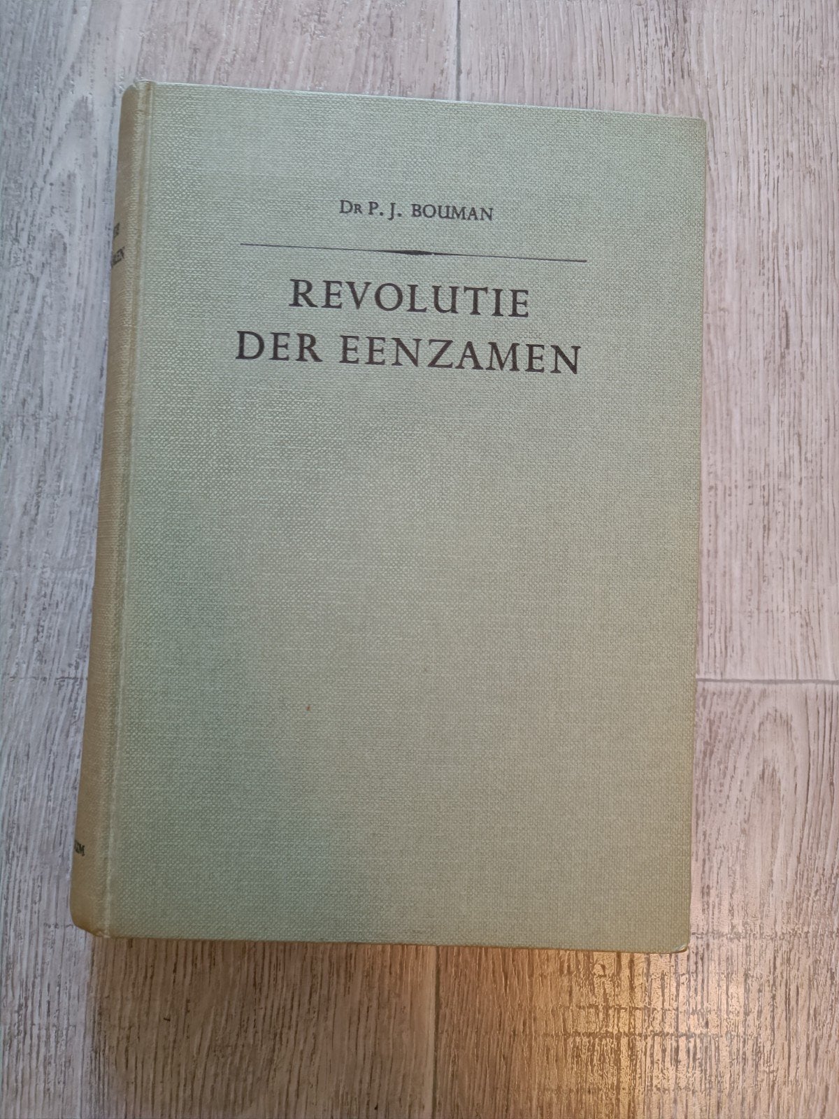 Revolutie der Eenzamen - Dr. P.J. Bouman (1953), Ophalen of Verzenden, Gelezen, Dr. P.J. Bouman, Nederland