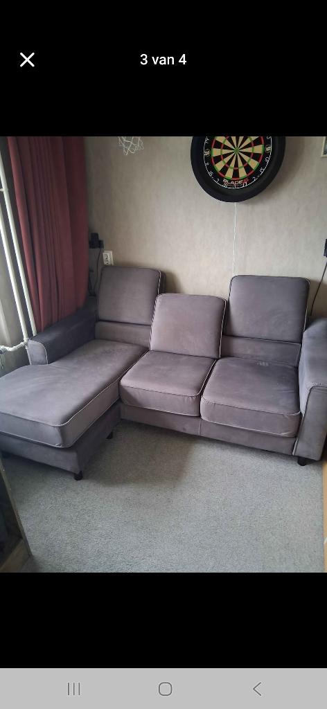 Bankstel, Huis en Inrichting, Banken | Bankstellen, Ophalen, 100 tot 125 cm, 150 tot 200 cm, Hoekbank