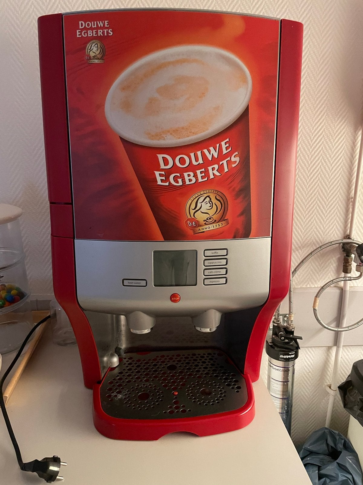 Douwe Egberts Cafitesse 60 Koffiemachine met waterfilter, Ophalen, Gebruikt, Overige typen, 10 kopjes of meer