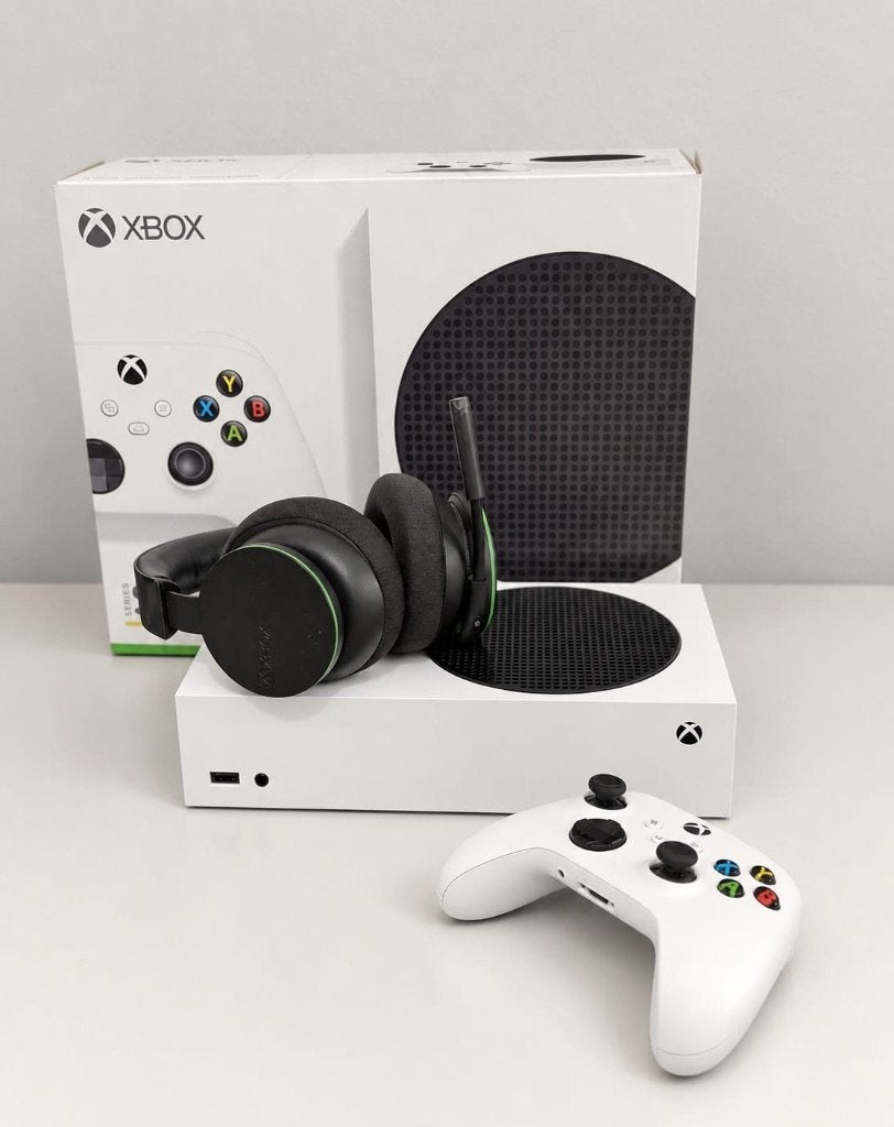 Xbox Serie S 512GB met controller & headset, Ophalen, Zo goed als nieuw, Xbox Series S