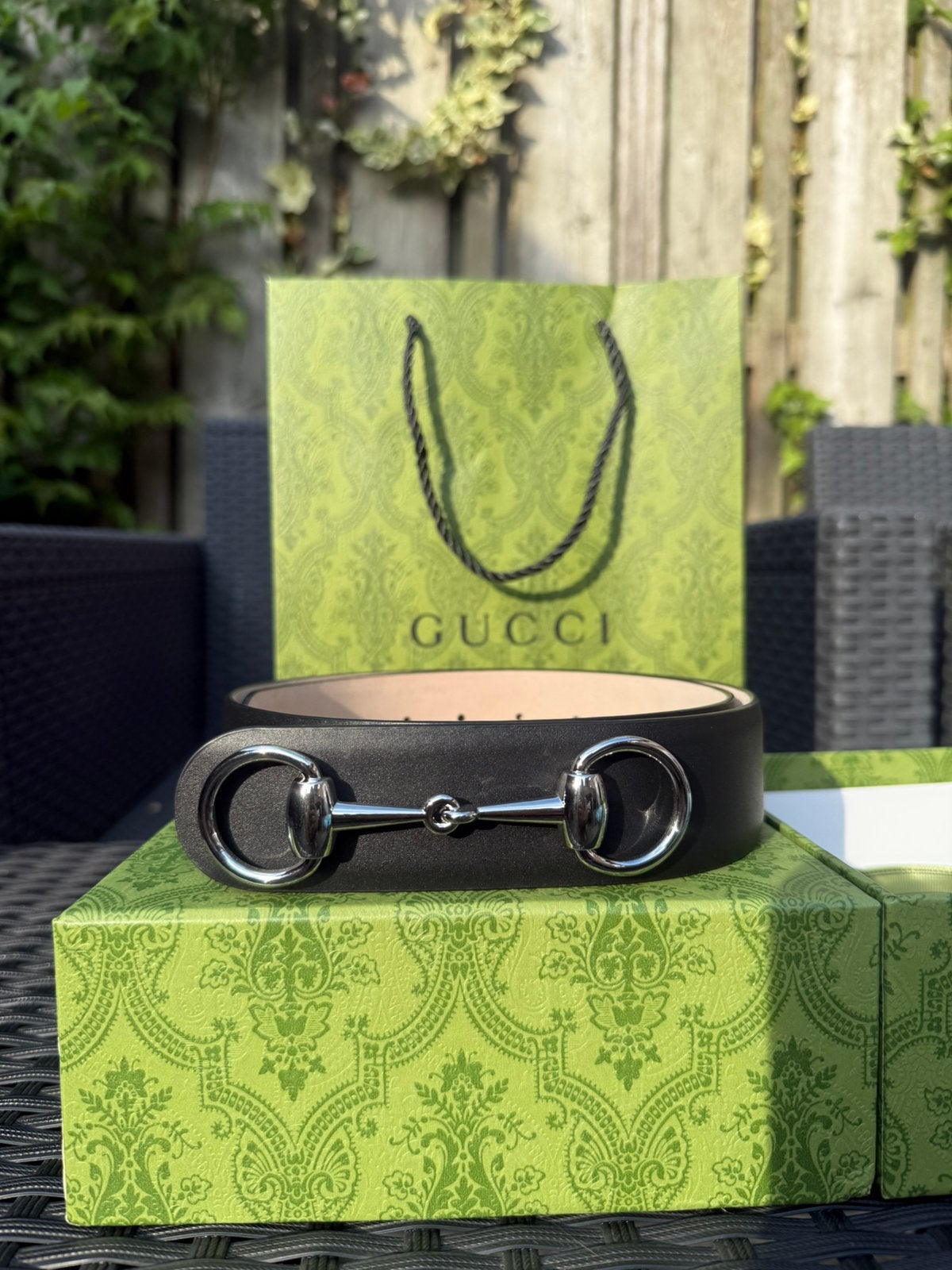 Gucci riem horsebit, Ophalen of Verzenden, Zo goed als nieuw, Riem of Ceintuur, Echt leder