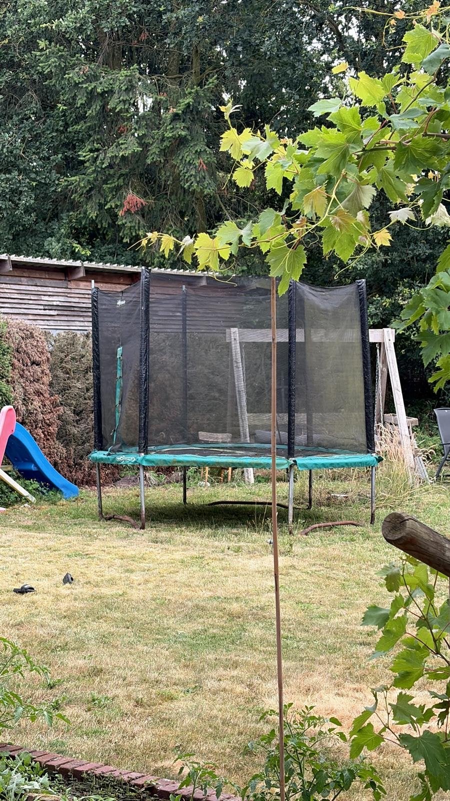 Trampoline met veiligheidsnet, Ophalen, Gebruikt