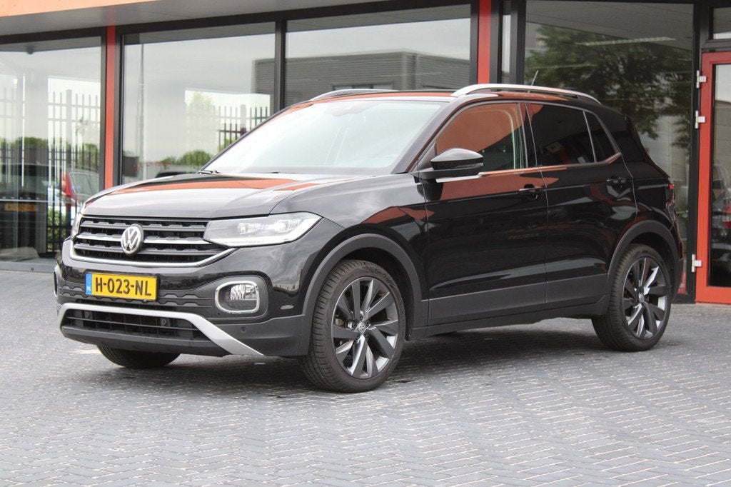 Volkswagen T-Cross 1.0 TSI Style, BTW, Camera, ACC, CarPlay,, Auto's, Volkswagen, Voorwielaandrijving, Gebruikt, Zwart, Origineel Nederlands