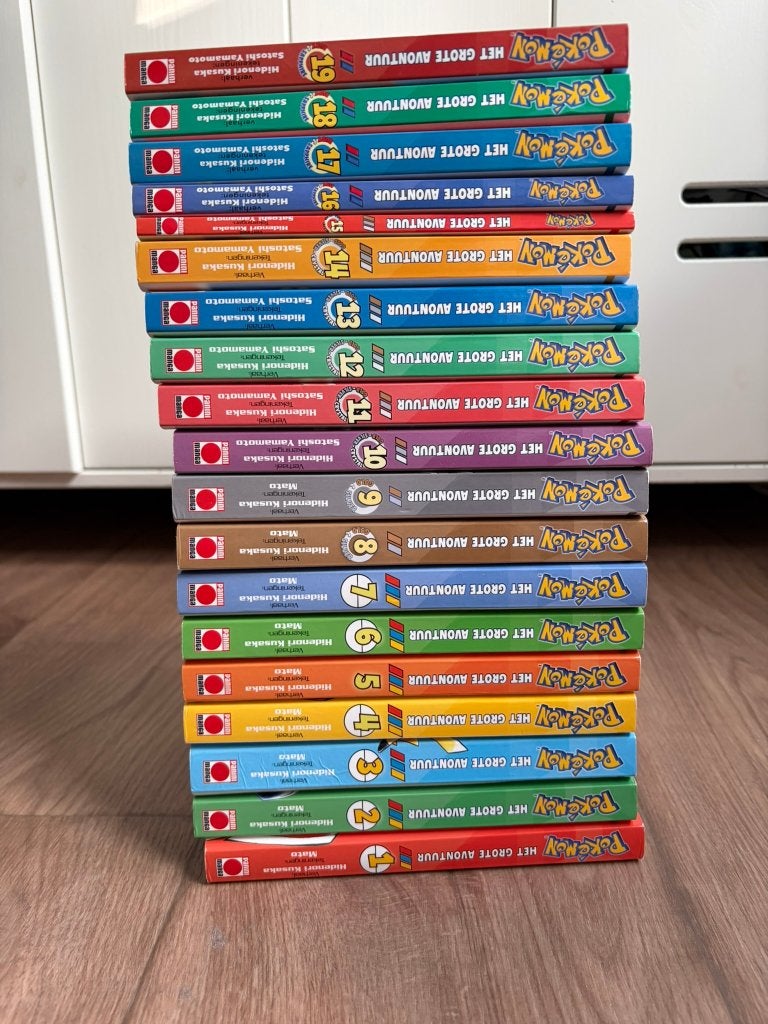 Pokémon Het Grote Avontuur (1-19), Boeken, Ophalen, Complete serie of reeks, Hidenori Kusaka, Zo goed als nieuw