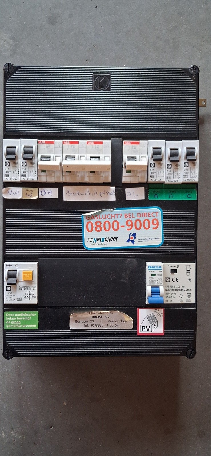 Gebruikte groepenkast, Ophalen of Verzenden, Gebruikt, ABB, Groepenkast